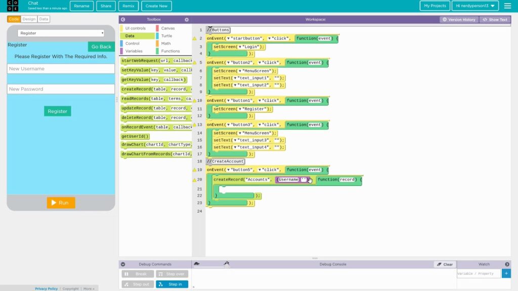 App Lab Course Details - Junior Coders